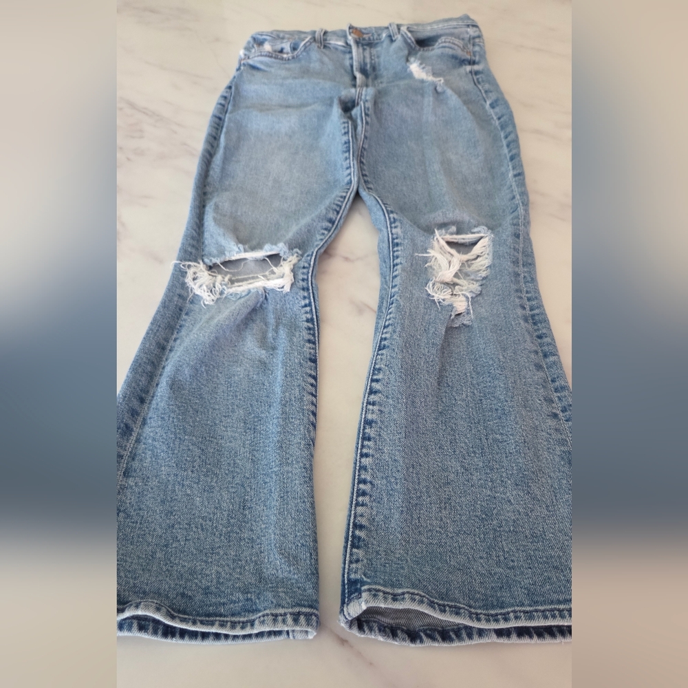 Mother The‎ Insider Ankle Denim Bloom And Doom Jeans - Picture 4 of 10
